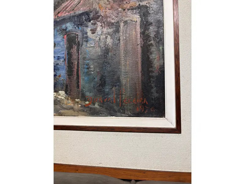 Foto de um(a) Durval Pereira - 1970, da categoria de Pinturas. Durval Pereira - 1970.Incrível óleo sobre tela do grande artista impressionista Durval Pereira, reconhecido mundialmente.... Mostrado de uma perspectiva diferente. Vendido no marketplace Trésors.