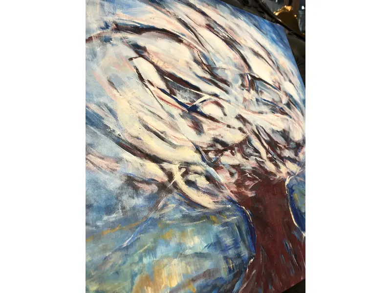 Foto de um(a) Andrea Prezutti - Portais, da categoria de Pinturas. Óleo sobre tela da grande artista paranaense Andrea Prezutti. Sem moldura. Mostrado de uma perspectiva diferente. Vendido no marketplace Trésors.