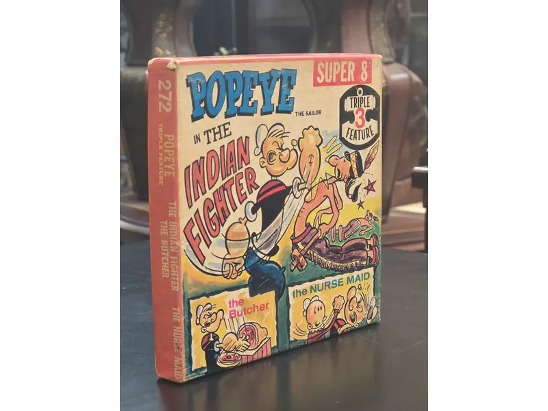 Foto de um(a) Filme Super 8 Popeye Indian Fighter, da categoria de Projetores. Filmes Super 8 americanos, originais de época, destinados a projeção e coleção. Peças que representam um importante capítulo... Mostrado de uma perspectiva diferente. Vendido no marketplace Trésors.