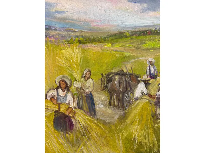 Foto de um(a) Ronaldo Hammes, da categoria de Pinturas. Óleo sobre tela do grande artista paranaense Ronaldo Hammes.Mede 49x58cm. Mostrado de uma perspectiva diferente. Vendido no marketplace Trésors.